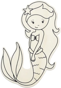 CousinDIY MDF Shape-Mermaid - 12 Pack - Picture 1 of 1