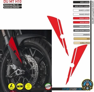 Adesivo forcelle parafango compatibile DUCATI Multistrada 950 e 950s enduro V2 - Picture 1 of 1