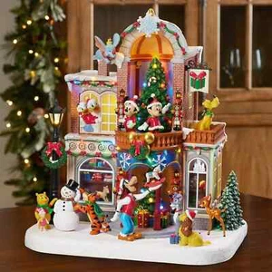 Disney Animated Holiday Toy Shop Mickey, Minnie, Goofy, Donald Duck, Winnie Pooh - Picture 1 of 2