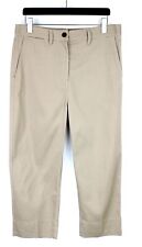ARKET 231011 Trousers Womens UK 16 Chino Zip Fly Brown Casual