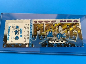 1995 NBA Orlando Magic Playoff Ticket Stub ~ ORIGINAL Not Commemorative ~ Game M - Bild 1 von 3