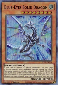 Yugioh! 3x Dragón Sólido Ojos Azules x3 - LDS2-EN014 - Ultra 1ª Mezcla de Colores - Casi Nuevo/Muy Nuevo - Imagen 1 de 1