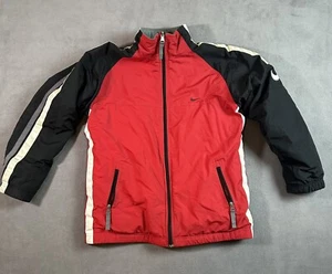 RARE Boys Vintage 90’s Y2K Nike Full Zip Nylon /Fleece Jacket Reversible Sz XL - Picture 1 of 7