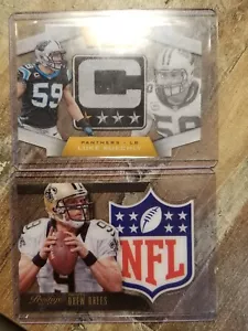 2014 Prestige Drew Brees NFL Shield HOF New Orleans Saints Card #1 - Picture 1 of 5