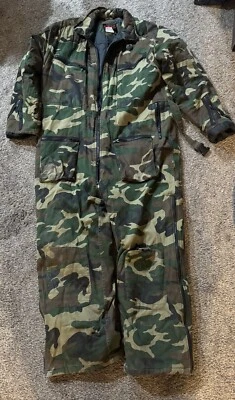 Vintage Insulated St moritz Camo Coveralls! Hunting Outdoors - Image 1 of 4
