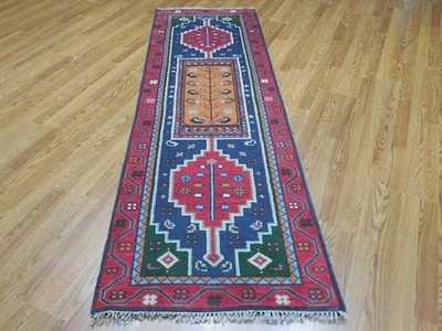 Bohemian Rug, Oushak Turkish Ushak Rug,Contemporary Design Rug 2.6x8 Ft - Image 1 of 4