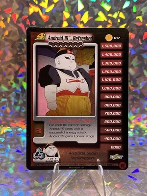 DBZ Dragon Ball Z FOIL Android 19, Refreshed R17 CCG Limited Cell MP Redemption - Image 1 of 4
