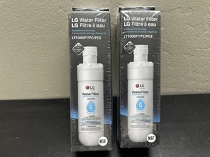 2x Genuine LG LT1000P Fridge SEALED Refrigerator Water Filter ADQ747935 Sealed - Picture 1 of 2