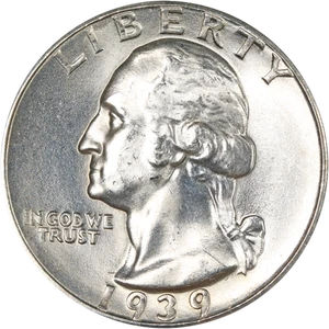 1939-D Washington Quarter Great Deals From The Executive Coin Company - Picture 1 of 2