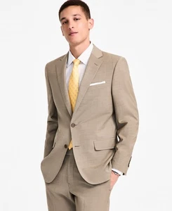 Traje Brooks Brothers Para Hombre Mezcla de Lana Elastizado Ajuste Clásico Chaqueta Separada Talla 52 - Imagen 1 de 4