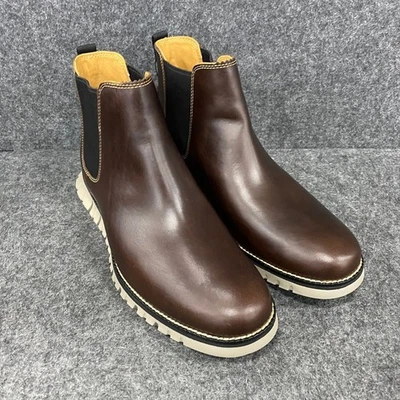 COLE HAAN Zerogrand Chelsea Waterproof Ankle Boots Men's Size 9 M - Image 1 of 4
