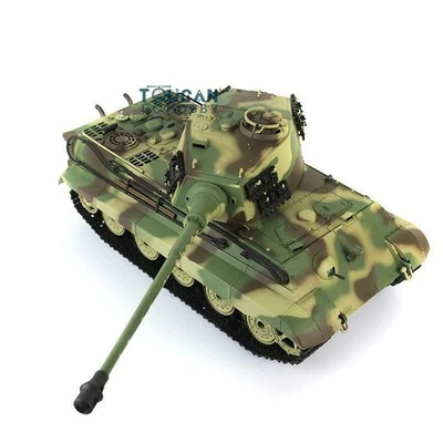 2.4G HengLong 1/16 German King Tiger RTR RC Tank 3888A 7.0 Plastic Model - Image 1 of 4