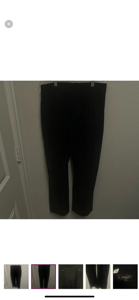 Magellan's Women Black Casual Pants With Zipper Pockets Size Medium - Image 1 of 4