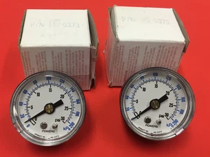 Powers - 142-0373 - Pressure Gauge - LOT OF (2) - NEW - Picture 1 of 2