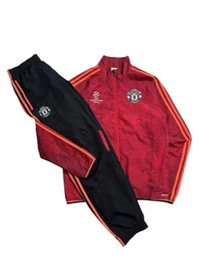 Tracksuit Trainingsanzug Manchester United Anzug Trackjacket Trackpants Adidas S - Bild 1 von 21