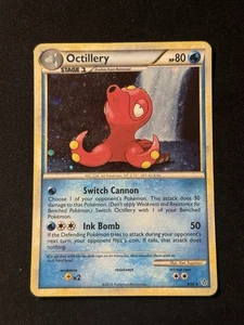 Pokémon TCG Octillery 6/95 Holo Rare HGSS Unleashed SWIRL 2010 - Picture 1 of 2