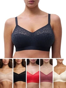 Chantelle Easy Feel Norah Bra Wirefree Moulded Soft Cup Supportive Bras Lingerie - Picture 1 of 26