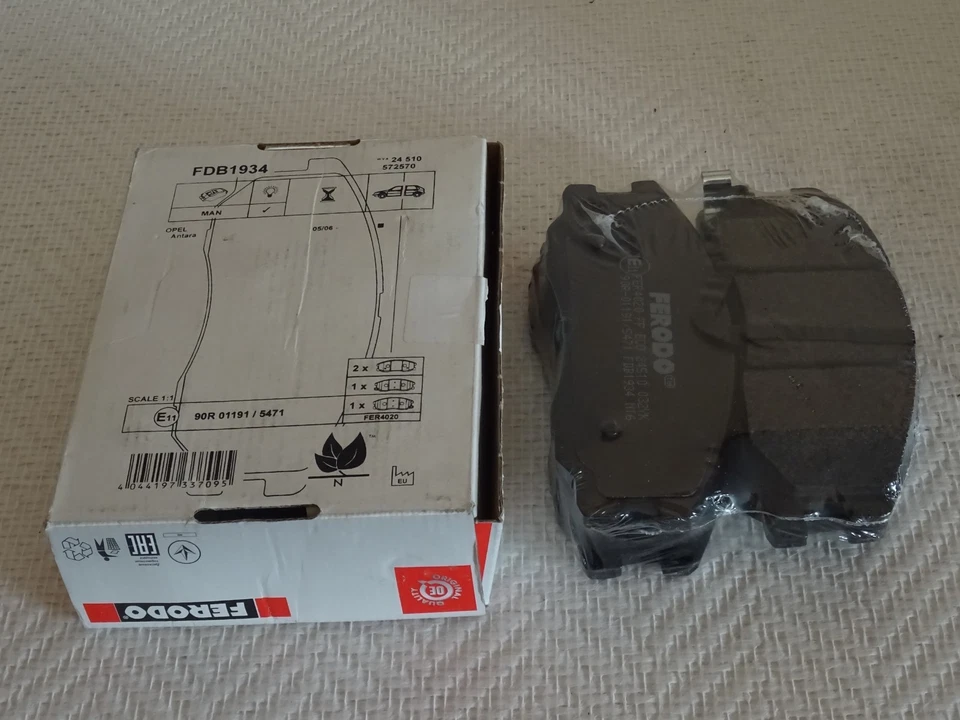 FERODO FDB1934 / 90R-01191/5471 4 plaquettes avant OPEL ANTARA 2006- - Photo 1/1