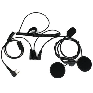Microphone Nylon Buckle Tape PTT UV5 BF-480 490 Useful Finger 1pcs Dual Speakers - Zdjęcie 1 z 11