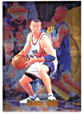 Tarjeta coleccionable de baloncesto Jason Kidd 1997-98 Bowman's Best Base #80 Phoenix Suns Foto 1 de 3