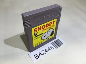 BA2446 Snoopy Magic Show GameBoy Game Boy Japan - Picture 1 of 2