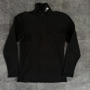 Men's Vintage 90's The North Face USA Base Layer Quarter Zip Sweatshirt Sz Small - Picture 1 of 3