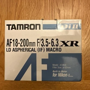 Tamron AF 18-200mm F/3.5-6.3 XR Aspherical LD Nikon Camera Zoom Lens - Picture 1 of 6