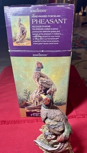 HomeTrends Hand Painted Porcelain Pheasant Figurine w/ Box - Picture 1 of 8