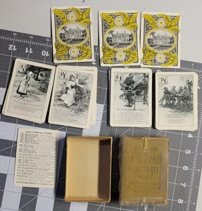 Full Game Of Poems 1998 All 52 Cards & Instructions - Picture 1 of 9