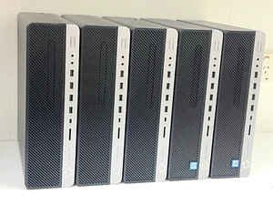 HP EliteDesk 800 G4 i5-8500 8GB RAM 512GB SSD 500GB HDD R7 430 2GB GPU SFF Win11 - Picture 1 of 5