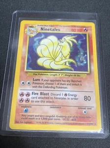 NINETALES - 12/102 - Base Set - Holo - Pokemon Card - EXC/NEAR MINT Vintage - Picture 1 of 7