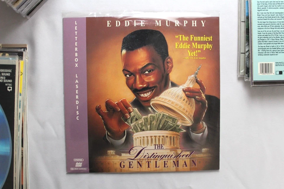 THE DISTINGUISHED GENTLEMAN laserdisc LD EDDIE MURPHY COMEDY *QUICK SHIP* — 第 1/2 张图片
