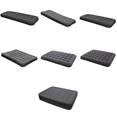 HAPPY PEOPLE Luftmatratze Gästebett Camping Reisebett schmutzabweisend leicht zusammenfaltbar