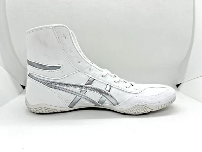 Asics Boxing Wrestling Shoes 1083A001 White Silver EX-EO New TWR900 - Image 1 of 4