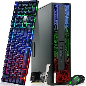 Komputer do gier HP G2 RGB i5-6th 16GB RAM 512 GB SSD Nvidia GeForce GT 1030 Windows 11 - Zdjęcie 1 z 7