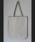 Blank Cotton Canvas Tote Bag | Reusable Grocery Shopping Bag | Large