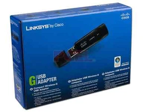 Linksys WUSB54GC Compact Wireless-G USB 2.0 WIFI Network Card Adapter Dongle - Afbeelding 1 van 3