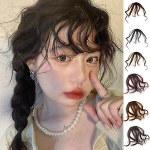 Sweet and Cute Bangs Wig For Girls Curly Hair Fake Bangs Wig M8L8 Curl Pie I4P5