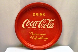 Drink Coca Cola Vintage Werbe Dose Tablett Delicious Erfrischende Collectibles " - Bild 1 von 7