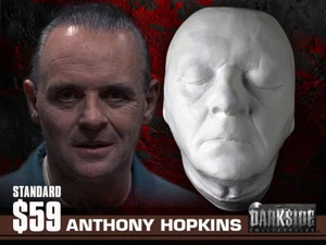 NEW ANTHONY HOPKINS HANNIBAL LIFE-SIZE Life Casts Life-Mask in Lightweight Resin - Picture 1 of 4