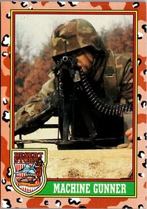 1991 Topps Desert Storm #73 Machine Gunner - Picture 1 of 2