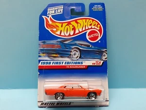 Hot Wheels - '70 PLYMOUTH ROADRUNNER 1970 - 1998 First Editions C 661 long 1/64 - Imagen 1 de 2