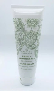 Basil Lemongrass Replenishing Hand Cream Balm Shea Butter 4 oz Empire Australia - Picture 1 of 7