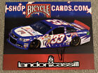 Carte postale vélo signée 2013 Landon Cassill carte héros NASCAR Auto COA