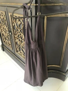 Women's Brown and Gold Victorias Secret Beach Cover Up Sarong Dress Size XSmall - Picture 1 of 3