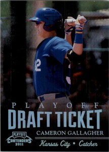 2011 Playoff Contenders Draft Ticket Playoff Tickets #DT77 Cameron Gallagher /99