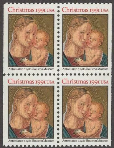 Scott # 2578 - Roman Madonna & Child - Block Of 4 - MNH -1991 - Image 1 of 1