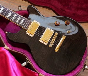 [Gibson] Les Paul Standard DC Plus Trans Black 2006 Electric Guitar w/ Hard Case - Picture 1 of 24