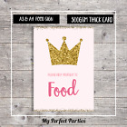 A4 A3 Little Princess Food Sign, Birthday Party, Baby Shower Sign 3