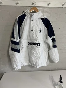 Dallas Cowboys Color Rush Cowboy Joe Starter Puffer Jacket Quarter Zip Size XXL - Bild 1 von 21
